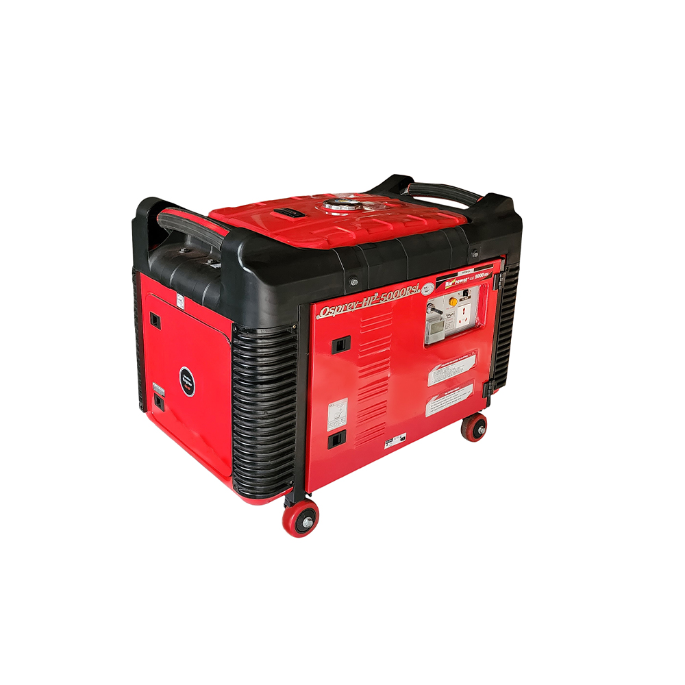 5 KVA Generator, Model Osprey GE-5000RSi, Petrol Run, Recoil & Self Start